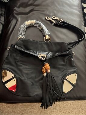 Black Women’s Tassel Shoulder Bag  ***Inspired designer bag***